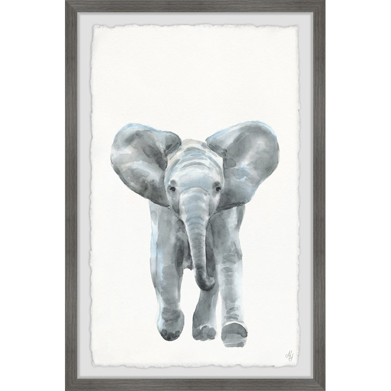 Omari Here Goes The Elephant - Print, 30cm H x 20cm W