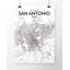 San Antonio City Map - Unframed Graphic Art Print on Paper-701036113-701036119