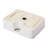 Myhomekeepers 12'' White Ceramic Rectangular Bathroom Sink