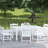 Patio Dining Chair Of 2 With , Hips, Pure White Wood Grain Look, Outdoor Comfortable Seating 2 Arms, Hips Made, Relaxing Choice-643887078
