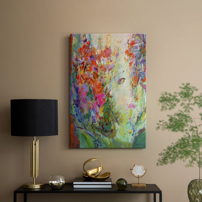 Bold Flourish II - galerie sur mesure Cavas, H 48 po x l 32 po