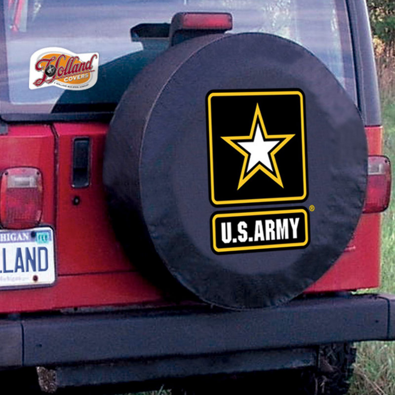 Housse de roue de cravate US Military, Noir, J, Armée