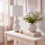 Lampe standard ivoire 24,5 po Odette