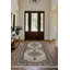 Tapis marocain beige en coton et polyester à imprimé numérique Albasa Collection-1125096898