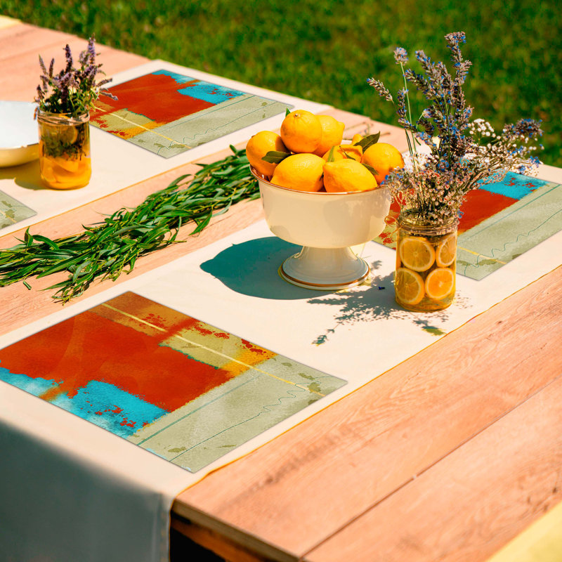 Polyester Abstract Placemat