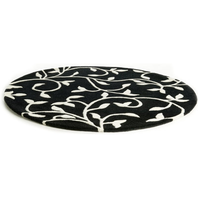 Round Cuthbertson Floral Area Rug
