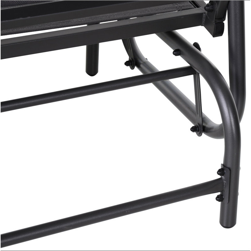 Banc oscillant pour 2 personnes Outsunny, Gris