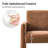 Natalie 26"W Modern Upholstered Fully Assemble Dining Chair With Solid Wood Legs-32886055