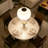 Vintage Glass Semi Flush Mount Ceiling Light,Pumpkin Chandelier-548734945