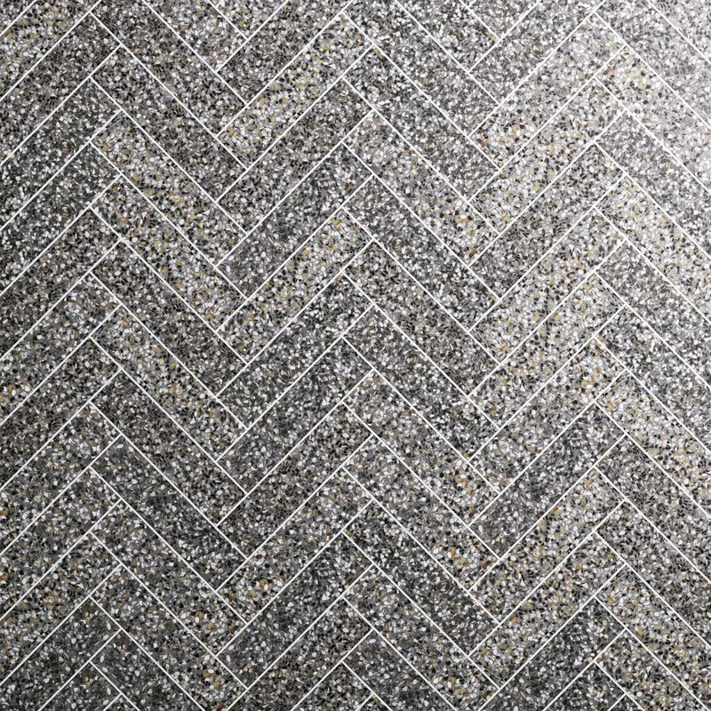 Reef Gray 3X12 Polished Pearl Terrazzo Tile