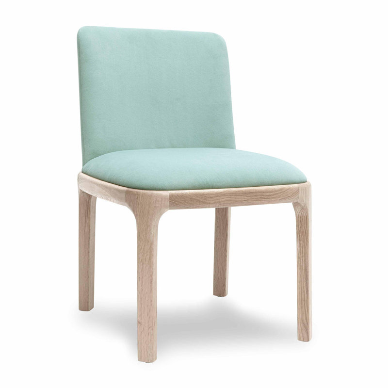 Chaise en velours Heather Performance, Bleu clair