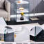 Table de chevet blanche et en verre trempé, look simple et élégant pour divers espaces, armoire créée facile à installer, blanc, emplacements de rangement, conception tendance, à assembler rapidement