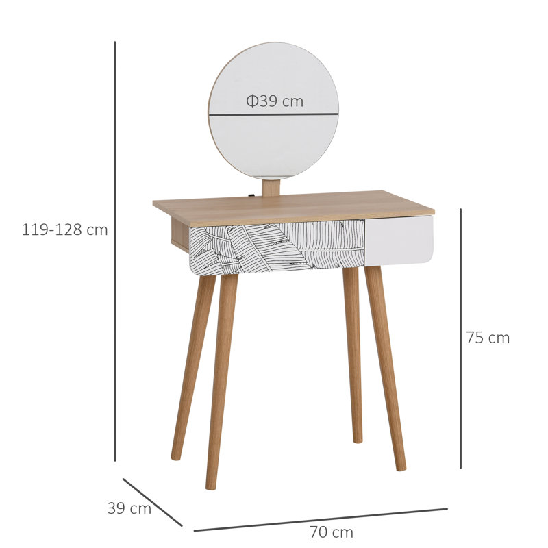 Amher Dressing Table with Mirror