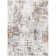 Rectangle Machine Woven Polyester Area Rug in Orange/Cream