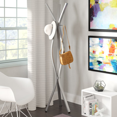 Coat Rack Hall Tree Free Standing Entryway Bedroom Metal Frame Coat Tree Freestanding Coat Rack
