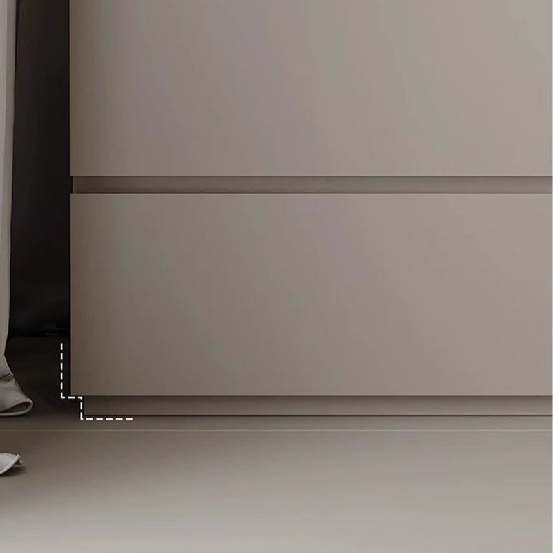 Bureau moderne de style minimaliste, Noyer / gris, H 29,53 po x l 47,24 po x P 23,62 po