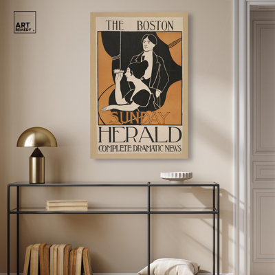 Sunday Herald 1893 Canvas Art Collector Poster by Art Remedy