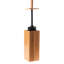 Brosse et support pour toilettes en brun 14,76 "