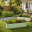 Lit de jardin surélevé en métal 5,5 pi x 4 pi Anesa-2112763635-2112763634