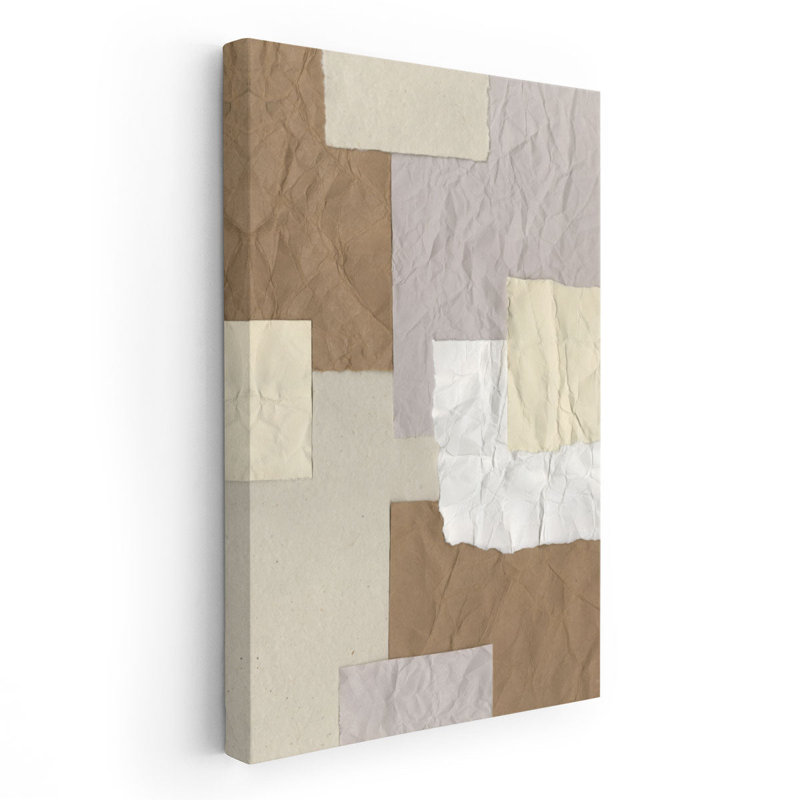 «Parchment Composition I», reproduction d'art sur toile, H 30 po x l 20 po
