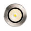 Jazelle Black/Silver Low Voltage Integrated LED Metal Deck Light