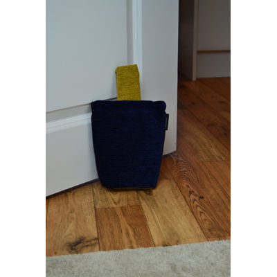 Alston Chenille Fabric Wedge Floor Stop