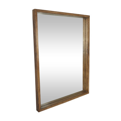 Solid Wood Rectangle Wall Mirror