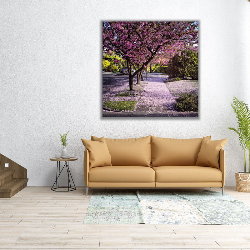 Fallen Petals - reproduction d'art sur toile, H 12 po x l 12 po