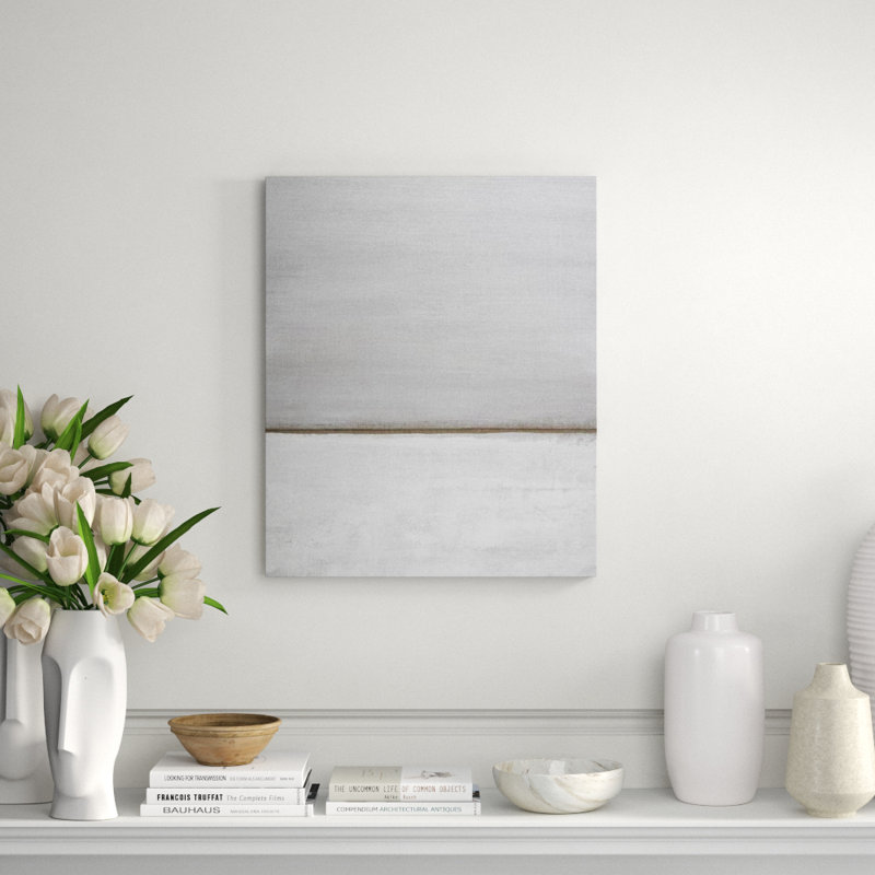 Summit To Sea IV Painting by Paul Ngo, 48" H x 40" W x 1.5" D, Glass Coat