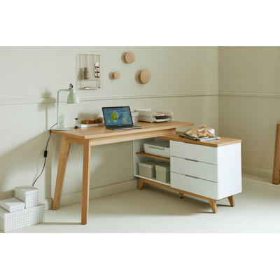 Eckschreibtisch Arriaga 140 x 59 cm