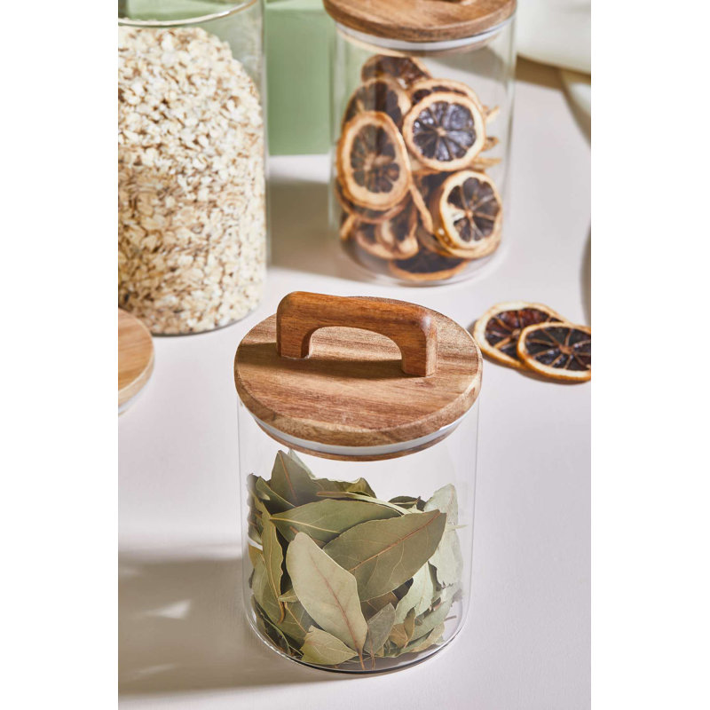 Elegant 8-Piece Glass Jar Set, 4 Sizes: 7.9 x 3.9 in, 4.7 x 3.9 in, 5.9 x 3.9 in, 7.1 x 3.9 in | 100% Premium Glass, BPA-Free | Perfect for Kitchen Storage, Organizing, and Home Décor | Clear & Stylish Design