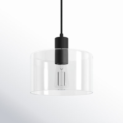 Henri Single Light Glass Dimmable Pendant