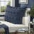 Comfortable Jacquard Bedding Set, Navy Polyester, Elegant Home Décor