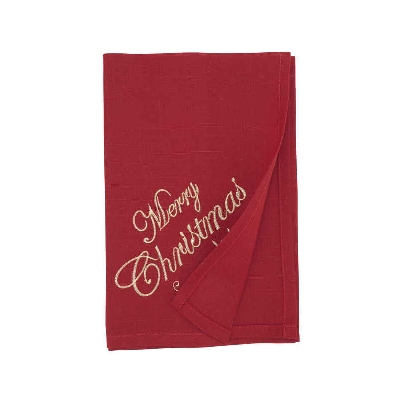Serviette Merry & Bright Holiday (ensemble de 4)