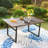 Alyah 6 - Person Patio Dining Set with Rectangular Table , Cushions Included