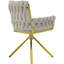 Avakate 46cm H Velvet Upholstered Metal Armchair-543699045-595320186