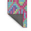 Tapis motif rose/vert/bleu Devereau-109120369