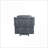 Recliners, Two-Tone Charcoal Gray Velvet Glider Recliner | Charcoal Gray | Velvet-841590772