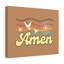 Amen Three Doves - Wrapped Canvas Print