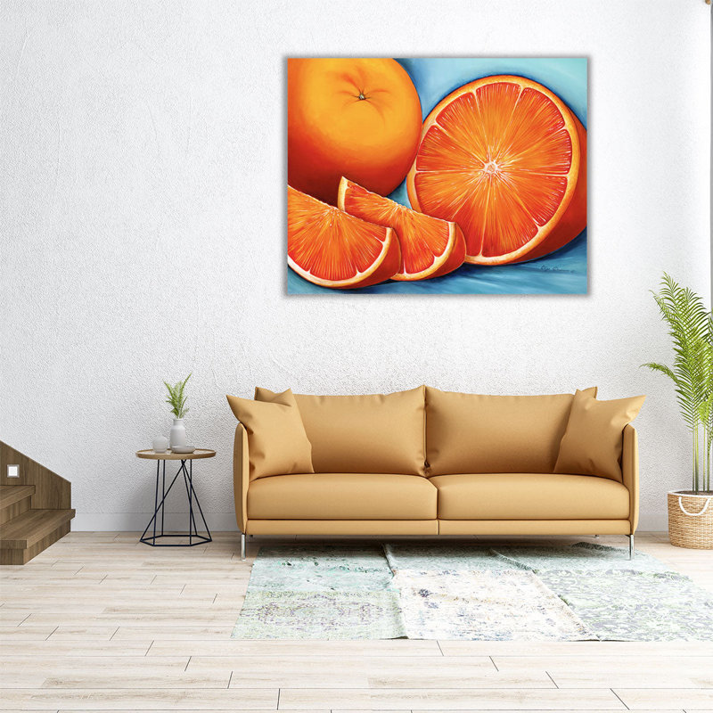 Oranges - Canvas Print Wall Art, 24" H x 30" W
