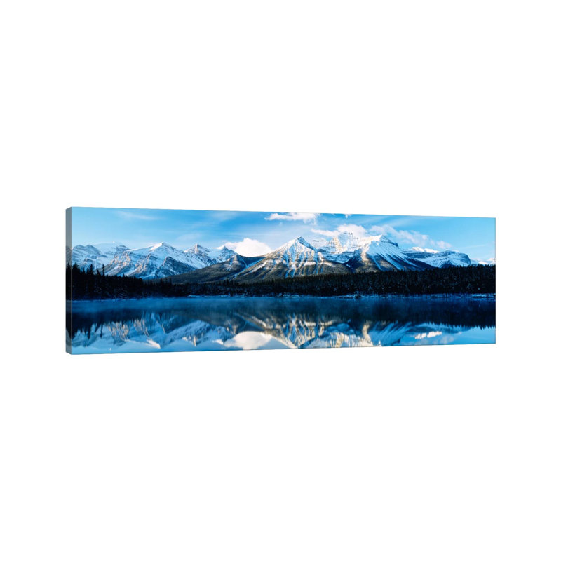 Herbert Lake, Banff National Park, Alberta, Canada - Wrapped Canvas Panoramic Print, 182.88 cm H x 60.96 cm W