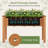 Raised Garden Bed Elevated Fir Wood Planter Box w/ Drain Hole Garden Planter