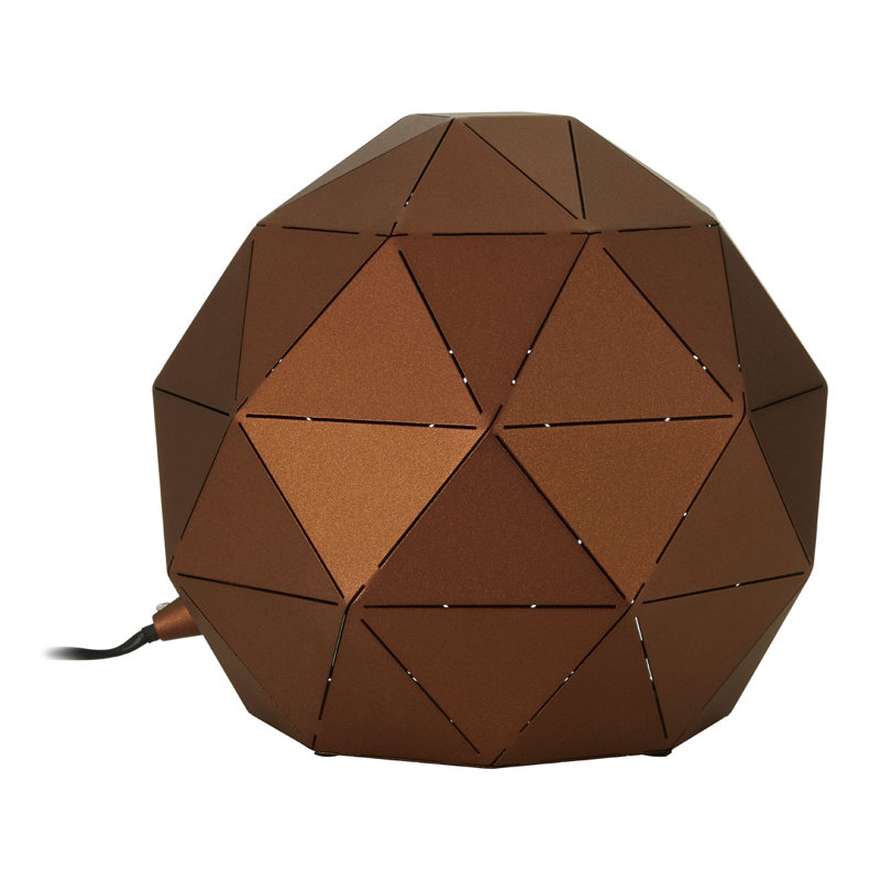 Cosima Metal Globe Lamp, Coffee
