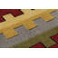 Vintage Swedish Rya Rug, Playful Scandinavian Geometric Patterns - Rug & Kilim