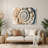 Coastal Shell Layer Study Beige Metal Wall Art-2080373525