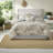 Modern Bedding Sets, 7 Piece Polyester Blend Queen Set For Home