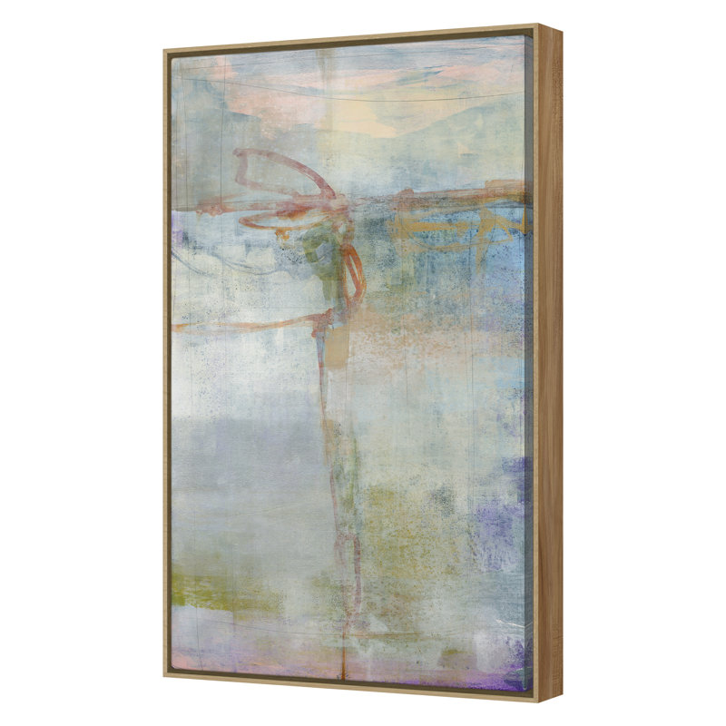 White Bluffs 5 Print by Maeve Harris, 40" H x 24" W x 2" D, Oak