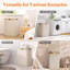 Bhargava Fabric Laundry Hamper with Handles-493853384-493853391
