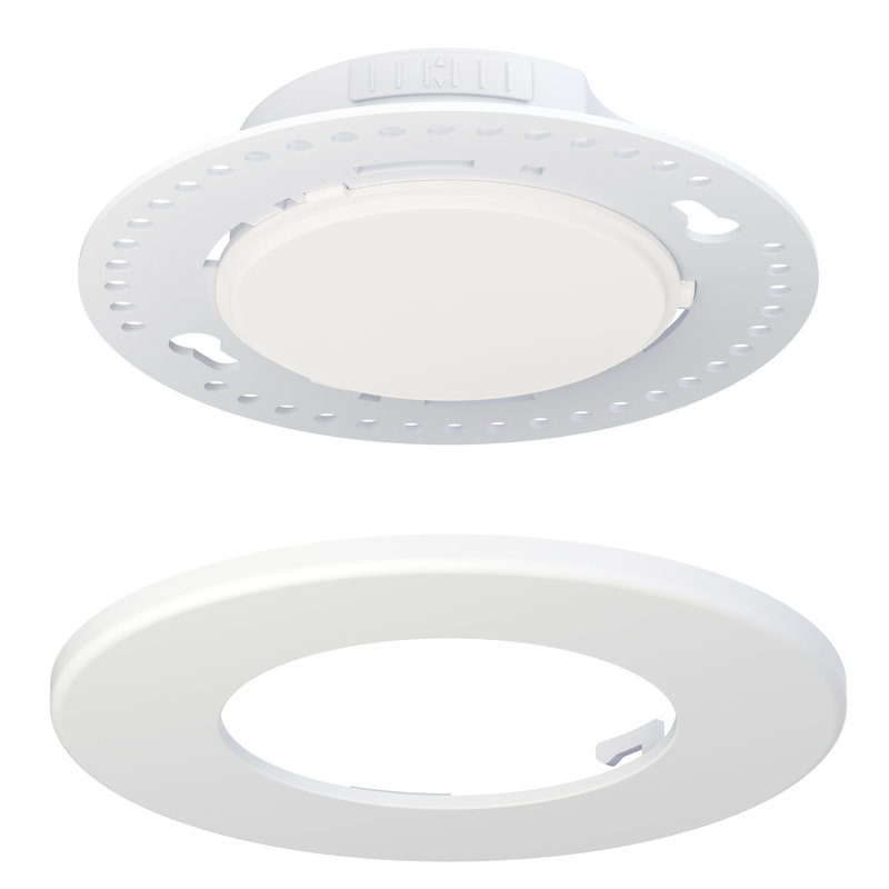 Plafonnier encastré en polycarbonate Keanen