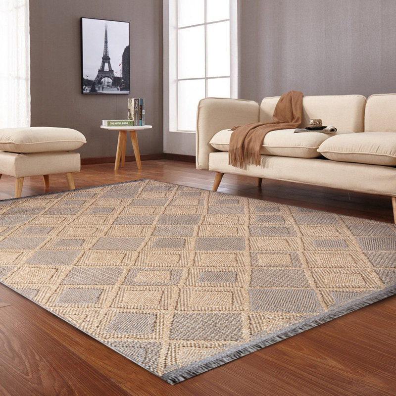 Tapis en coton Petroni, Rectangle 5 pi 3 po x 9 pi 5 po